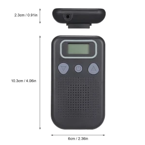 Amplificador de Sonido Digital de bolsillo con Auriculares S-l1600