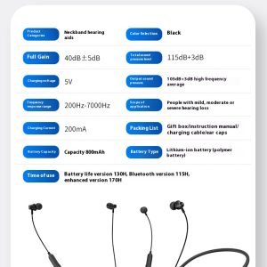Wireless Bluetooth Hearing Aid 8/32 Channels