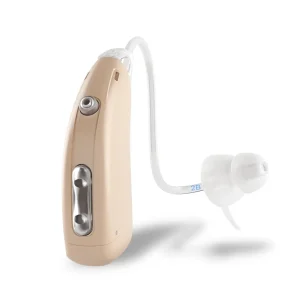 Audífono Retroauricular BTE con Base de Carga USB A-318 Derecho