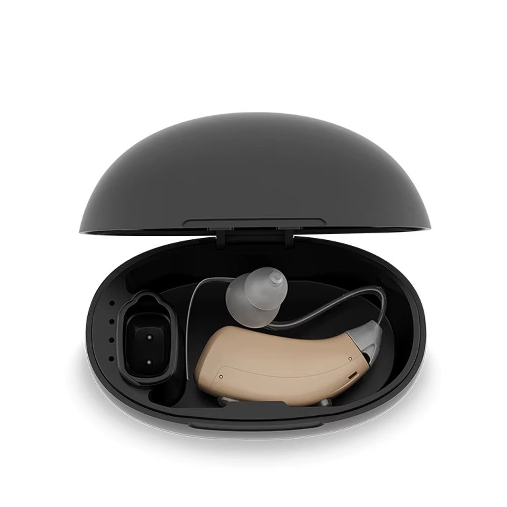 BTE Behind-The-Ear Hearing Aid with USB Charging Base A-318