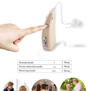 BTE Behind-The-Ear Hearing Aid with USB Charging Base A-318