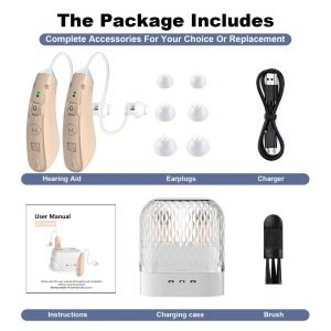 Rechargeable Digital Behind-The-Ear Hearing Aid ZF-M908