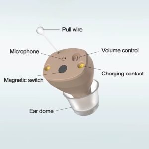 OTC In-Ear Hearing Aids with Sound Amplifier C320