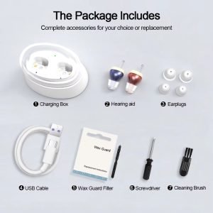 OTC In-Ear Hearing Aids with Sound Amplifier C320
