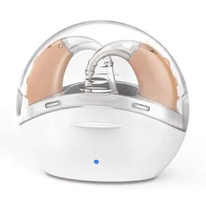 Audífonos Retroauriculares Amplificador de Sonido SJ-301 Color Piel