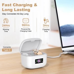 Rechargeable Digital BTE Behind-The-Ear Hearing Aids ZF-M802