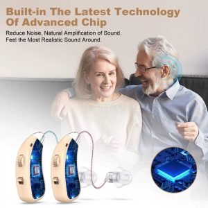 Rechargeable Digital BTE Behind-The-Ear Hearing Aids ZF-M802