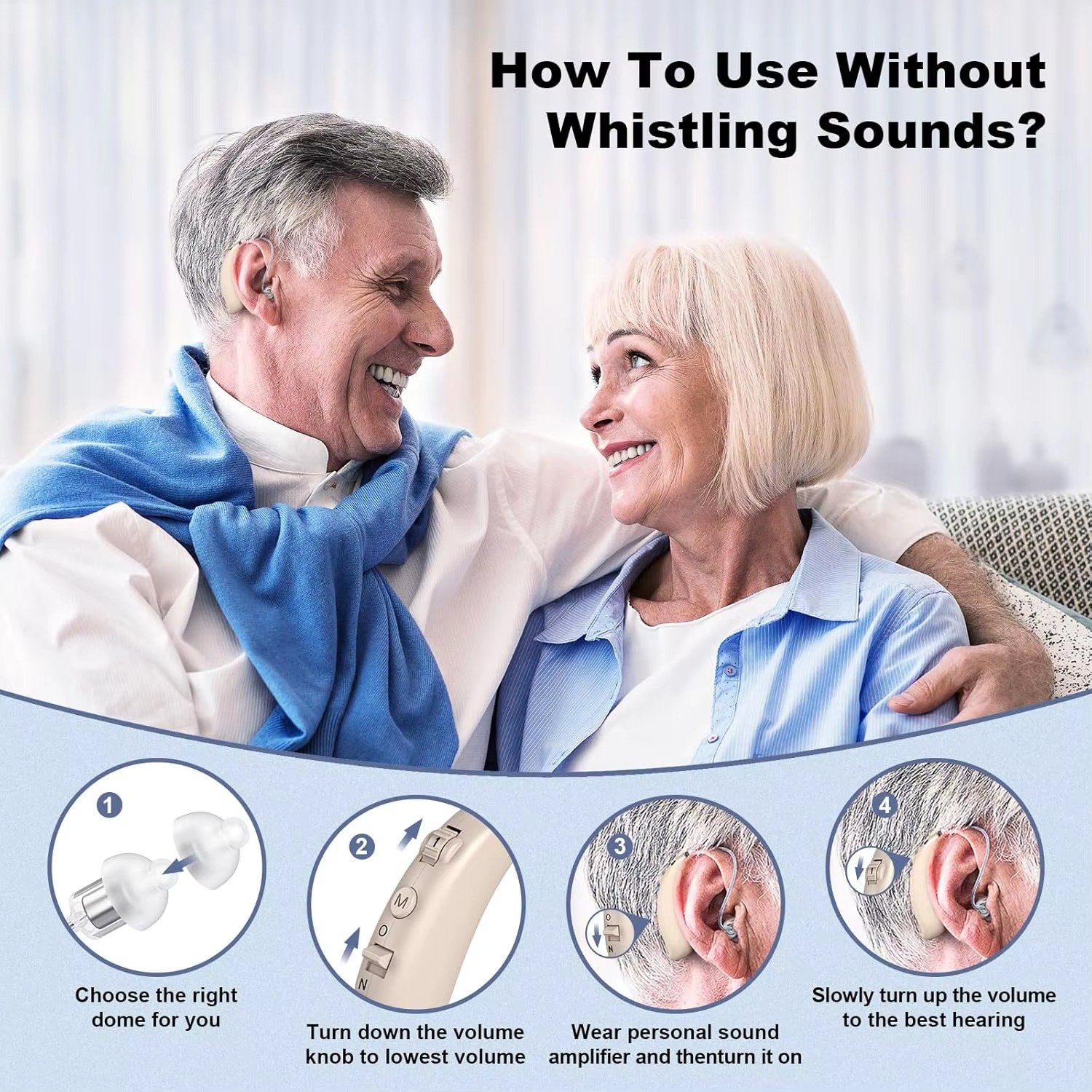 Digital Behind-The-Ear Hearing Aids ZF-M807