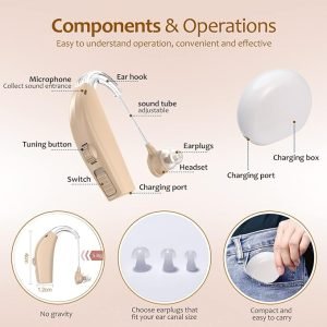 Behind-The-Ear Hearing Aids with Sound Amplifier GM-311T