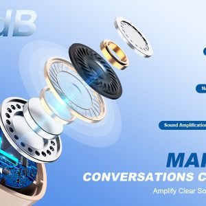 Mini Audífonos Intrauriculares Ultra Pequeños ZF-M608