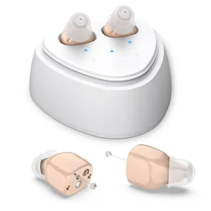 Mini Audífonos Intrauriculares Ultra Pequeños ZF-M608 Color Piel