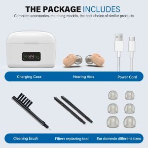 Mini In-The-Ear Hearing Aids with HD Digital Display Z-127D