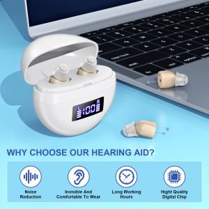 Mini Audífonos Intrauriculares prácticamente Invisibles ZF-M610