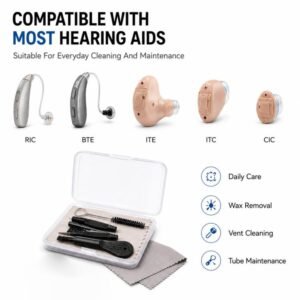 Kit de herramientas de limpieza para audífonos
