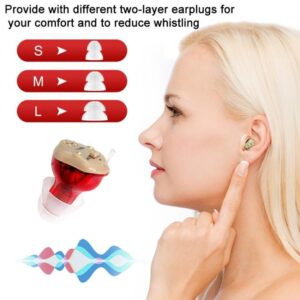 Magnetic Charging Mini In-Ear Hearing Aids GM-910C