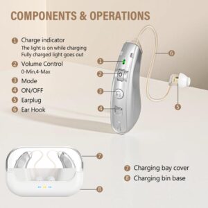 Smart Behind-The-Ear Hearing Aids ZF-M909