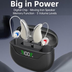 High-quality 16-channel behind-the-ear hearing aids