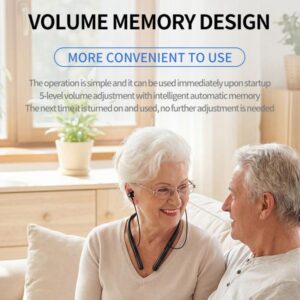 16-Channel Bluetooth Neckband Hearing Aids
