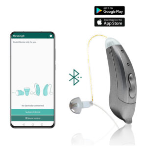 Audífonos digitales Bluetooth BTE RIC App 10 canales SF101
