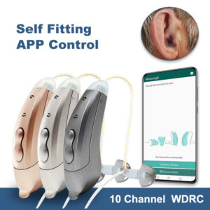 Audífonos digitales Bluetooth BTE RIC App 10 canales SF101
